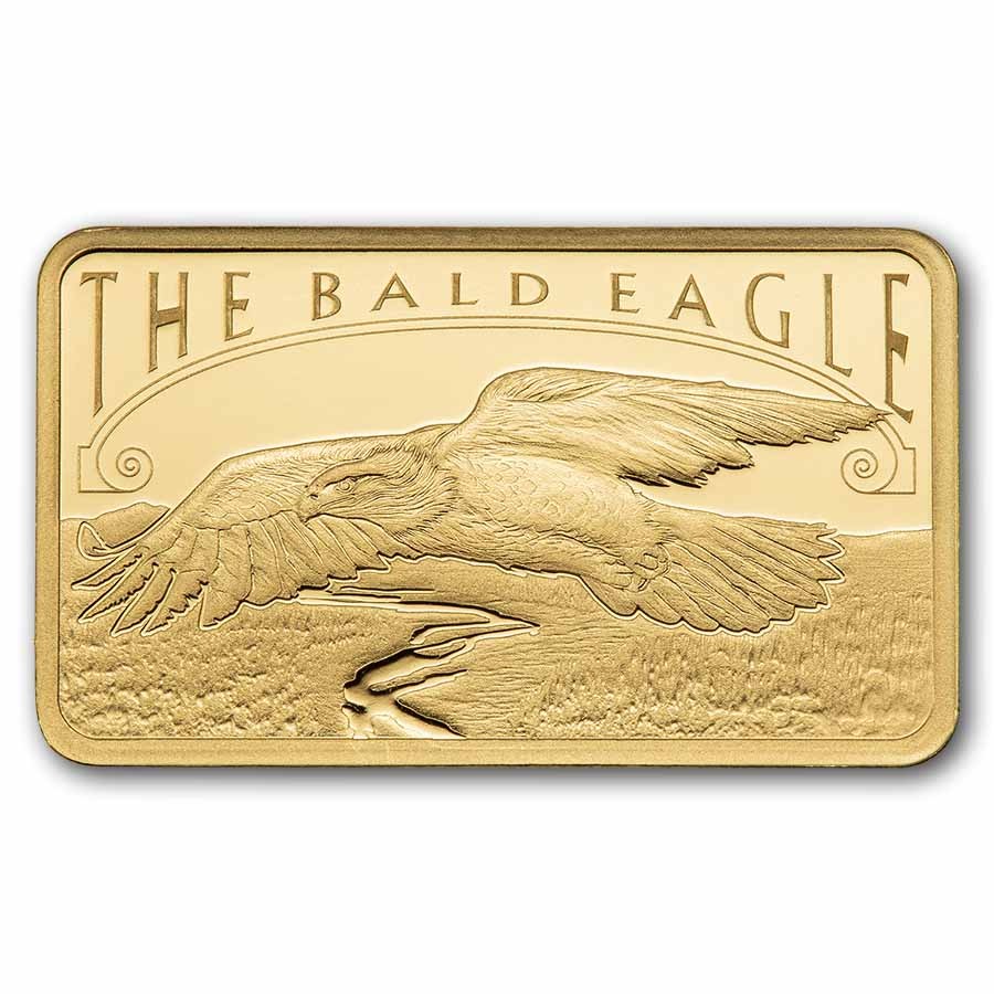 5 gram Gold Bar – PAMP America the Free: Bald Eagle (Assay)