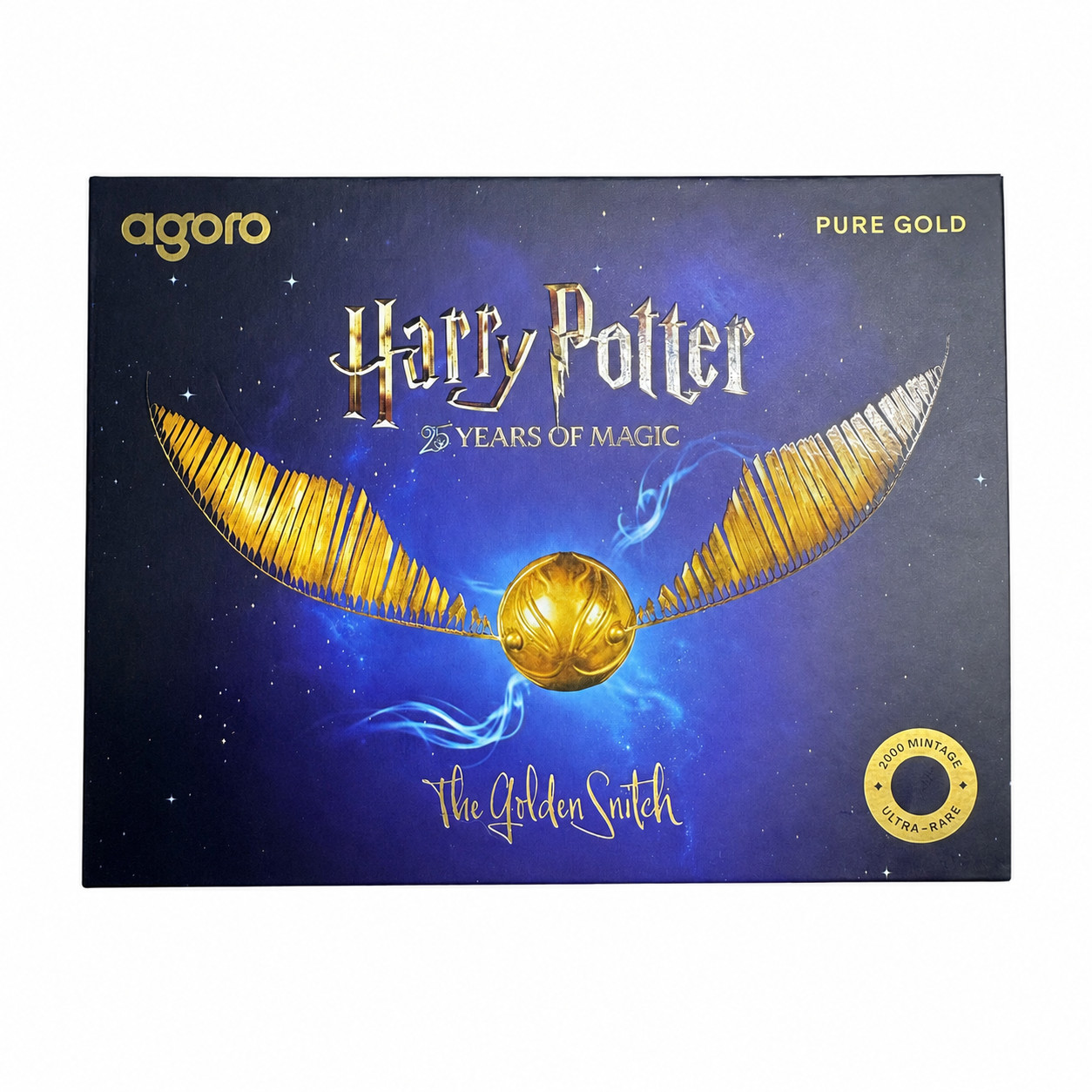 2026 Niue Harry Potter Golden Snitch 0.1g .999 Gold Agoro Only 2000 Made