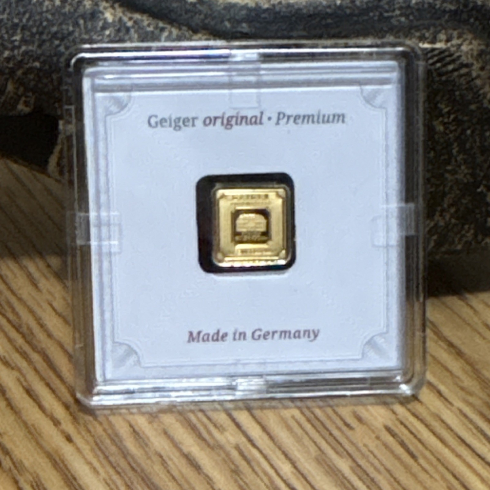 Geiger Edelmetalle 1g Gold Bar 999.9 Schloss Güldengossa