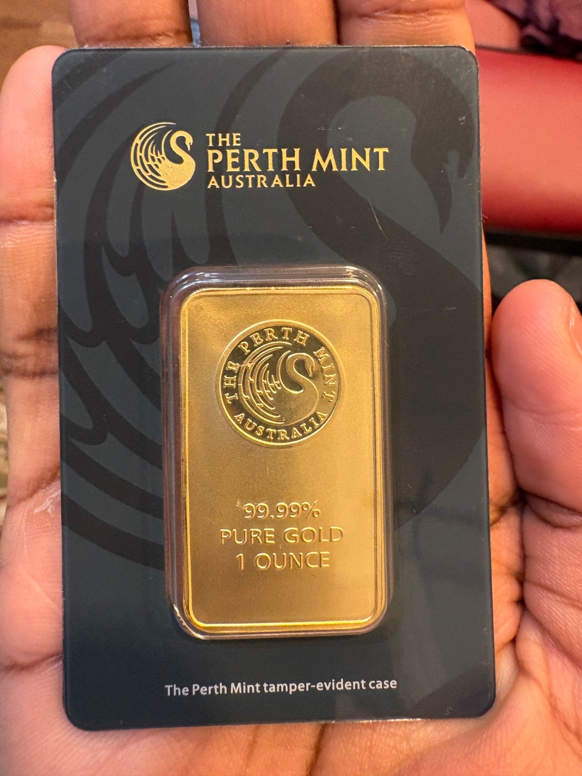 1 oz Perth Mint Gold Bar 99.99 Fine Sealed Assay Card – 24K Pure Gold