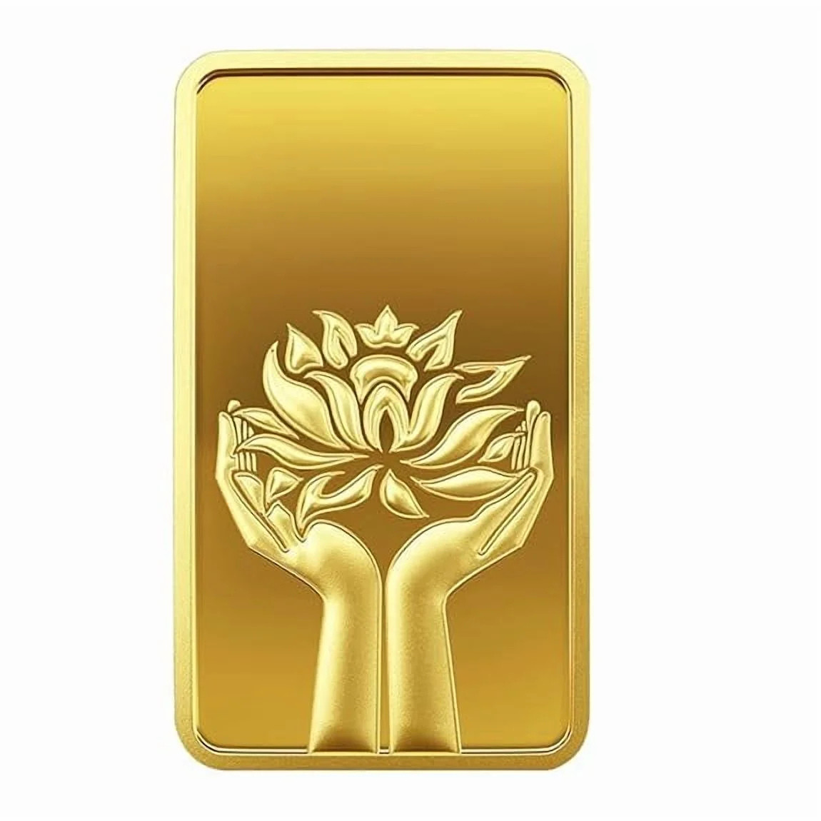Pamp MMTC Lotus 20 Gram Gold Bar – Large Card Assay