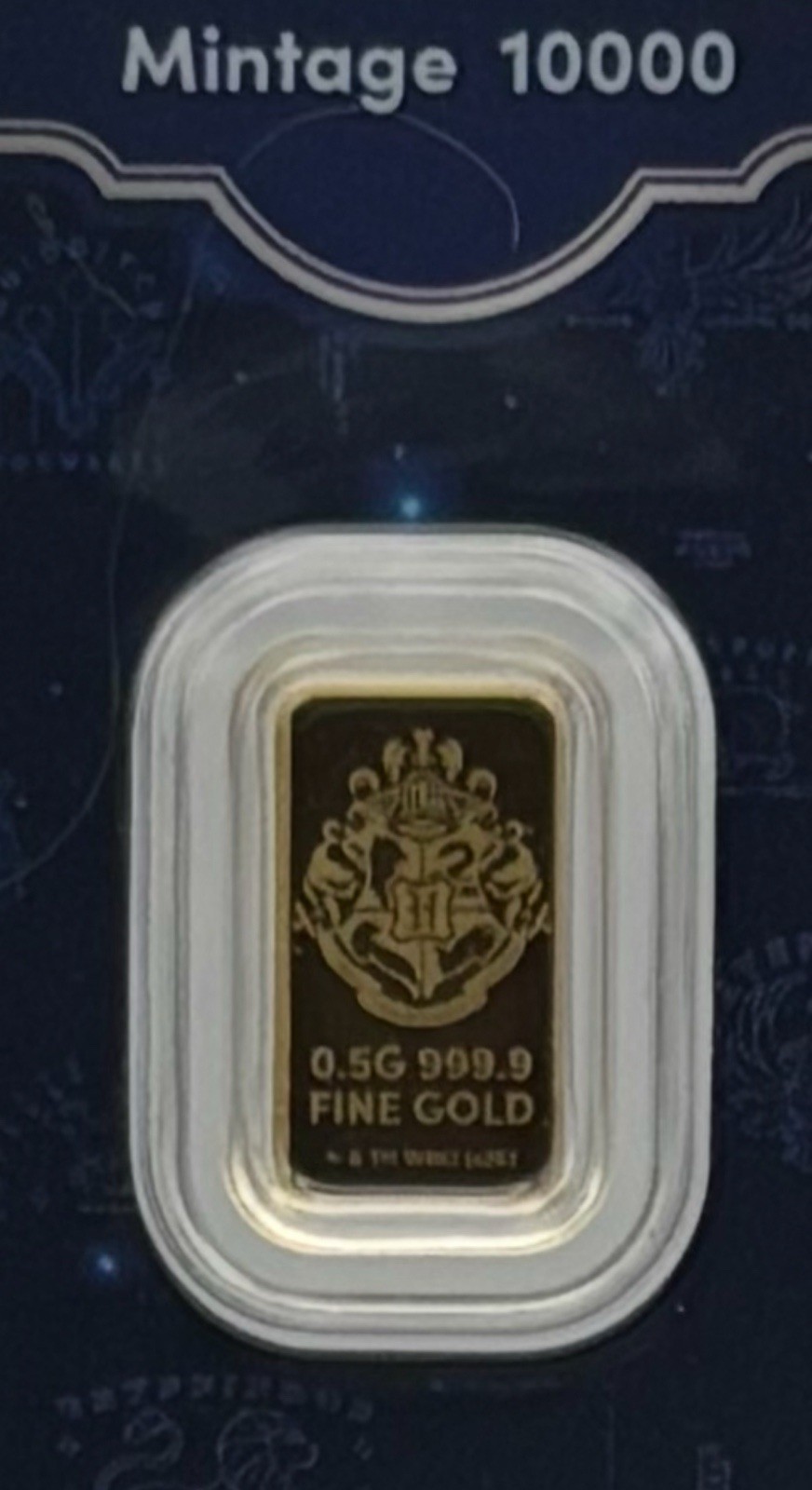 2026 PAMP Suisse Harry Potter 25th Anniversary 0.5g Gold Bar in TEP