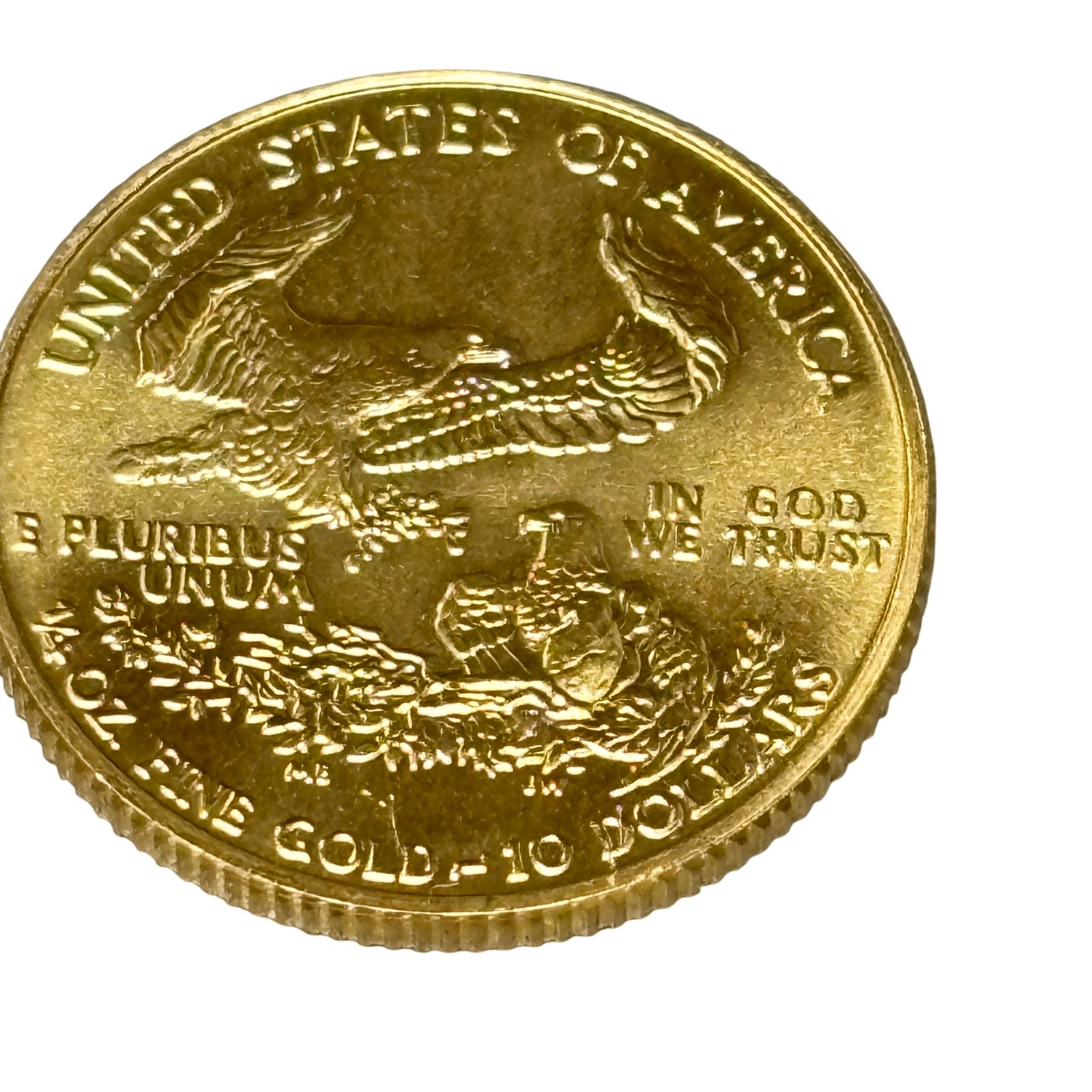 1987 1/4 OZ Fine Gold 10 Dollars 22-Karat American Gold Eagle Coin – 8031