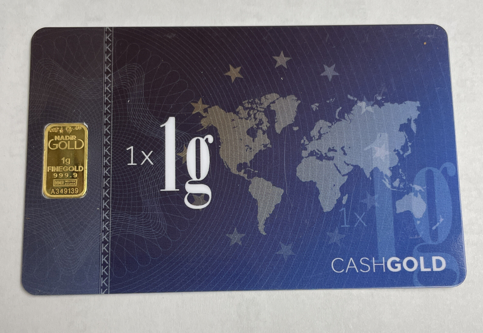 999.9 Fine Gold Bar 1 gram Cash Gold