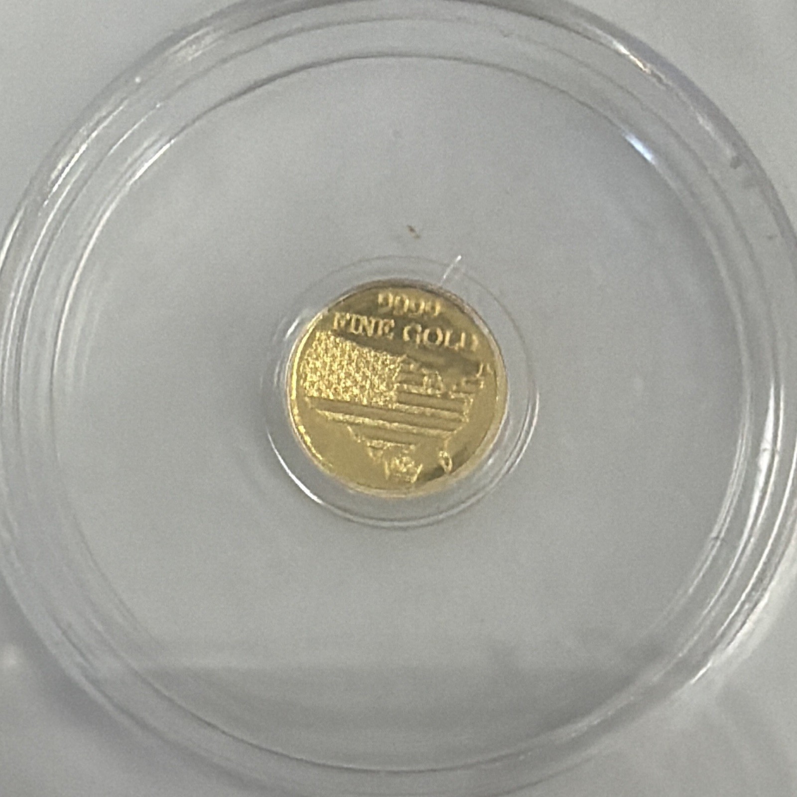 ICG MS70 Eagle Head Gold Round 1/500th oz