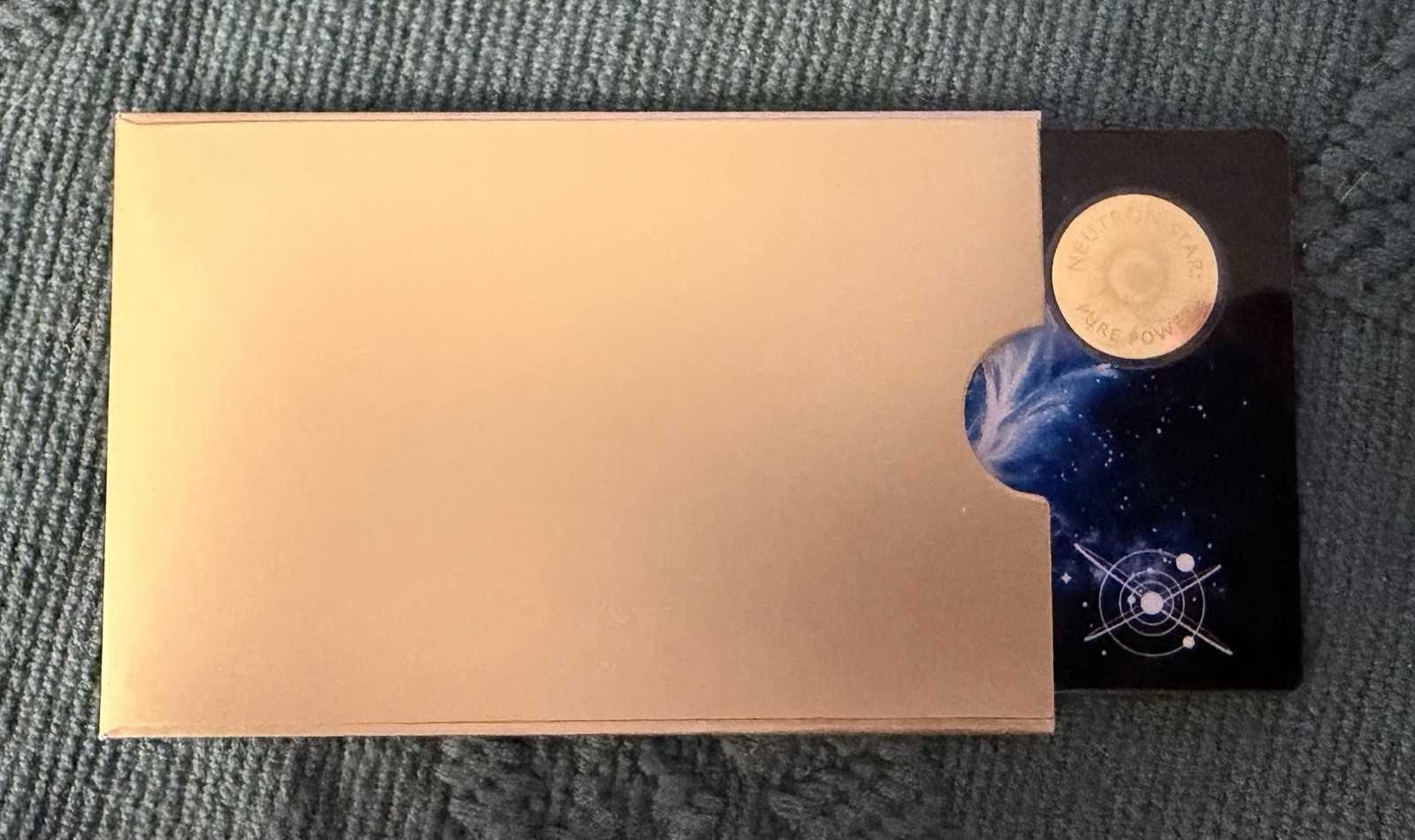 Neutron Star 1/1000 oz 999 Fine Gold Round in Card With COA Brand New