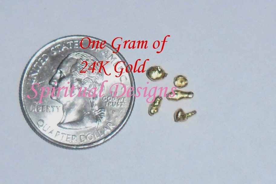 1/2 GRAM 24K 99999+ Medical Grade Refined Pure Gold Shot, Bullion, Not Scrap