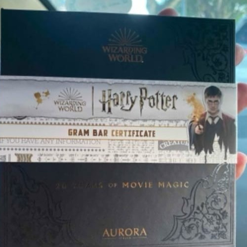 Harry Potter Gold Bar | Limited Edition Collectibles Aunthentic 1g 24K gold