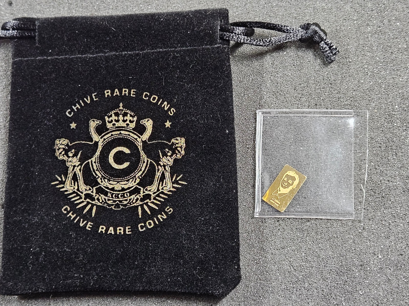🌟 The CHIVE Bill Murray Birthday Edition 1/100th Oz .9999 Gold bar | SOLD OUT