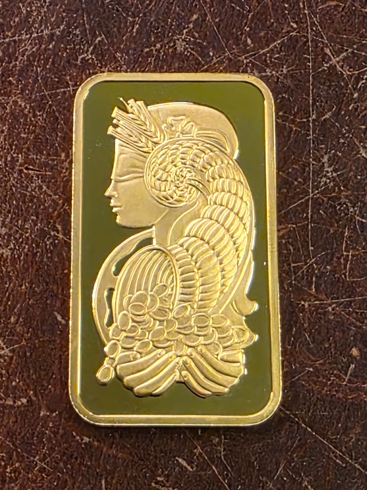1 oz Gold Bar – Lady Fortuna – .9999 Fine Gold Bar