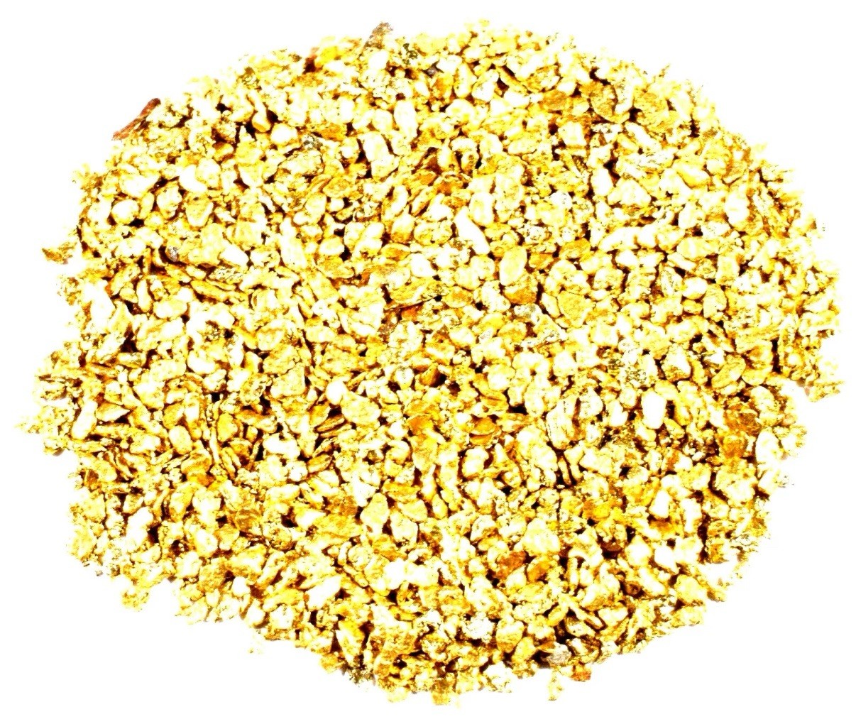1/100 OZ MONARCH .9999 GOLD PROSPECTOR ROUND IN CAPSULE BU + 50 PIECE ALASKAN
