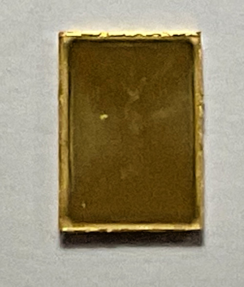 Lot Of 2- 1 Gram Gold Bar Loose -Valcambi Suisse .9999 Fine Gold, Secondary Mkt