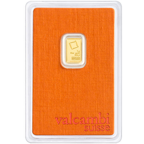 1 Gram Valcambi Gold Bar (New w/ Assay)