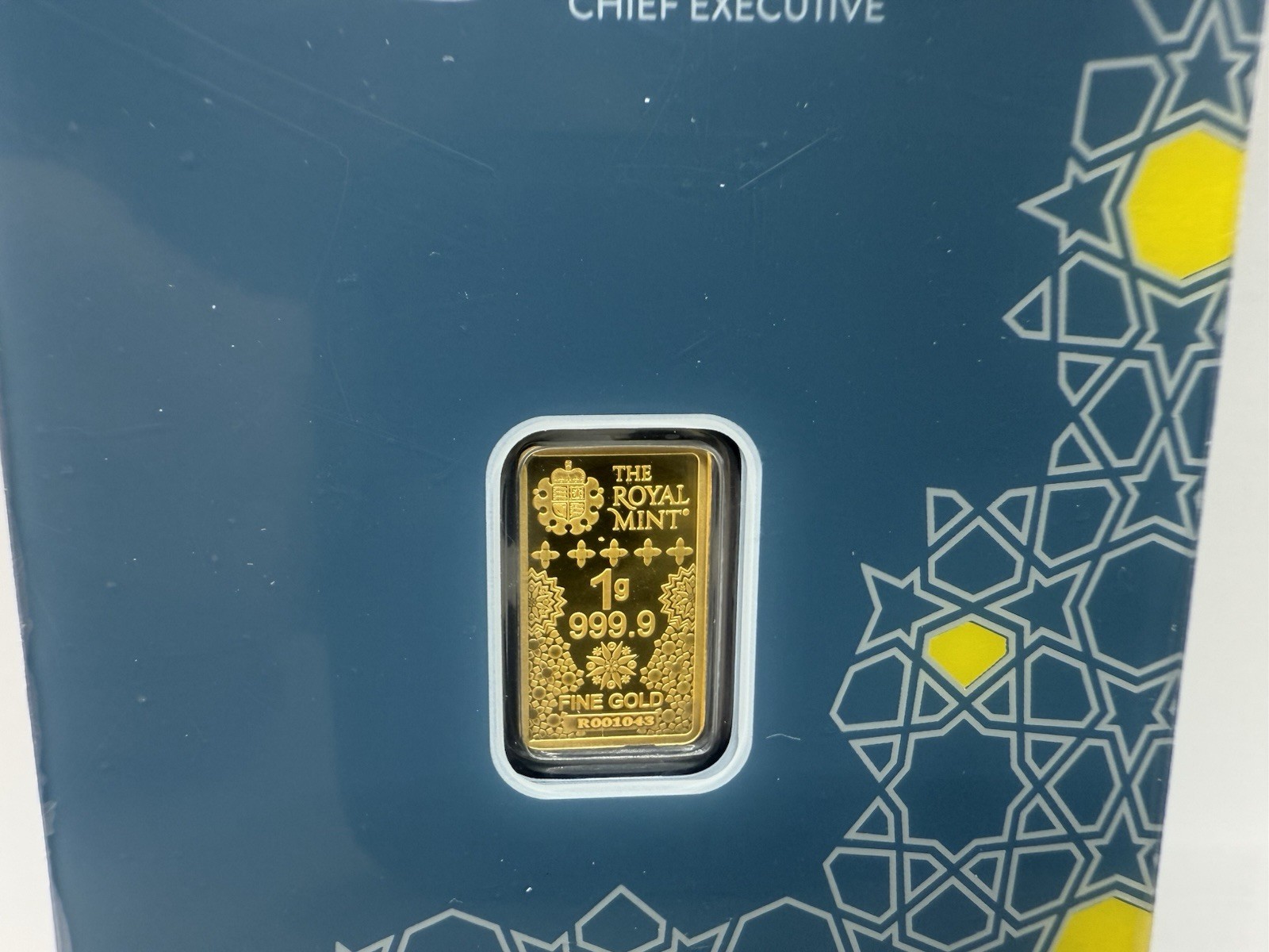 1g Kaaba Gold Bullion Bar 24k 999 Fine Gold Limited Edition