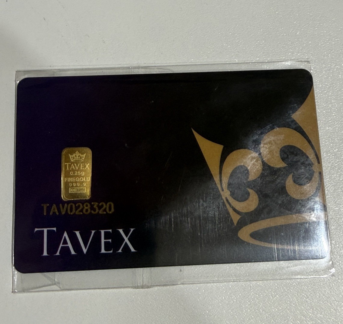 Tavex 0.25g Fine Gold Bar