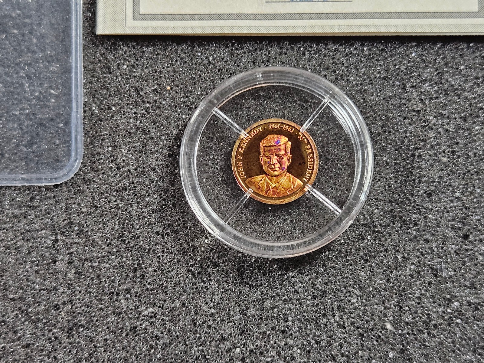 🌟2009 AMERICAN MINT 1/2 g 14k Gold 0.585 Round JOHN F. KENNEDY JFK PRESIDENTS