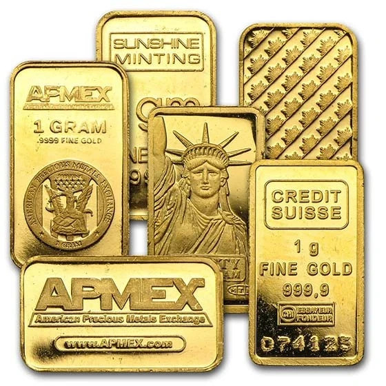 1g GOLD 999.9 FINE BULLION BAR + FREE 0.10g Godl Hand Made Coin