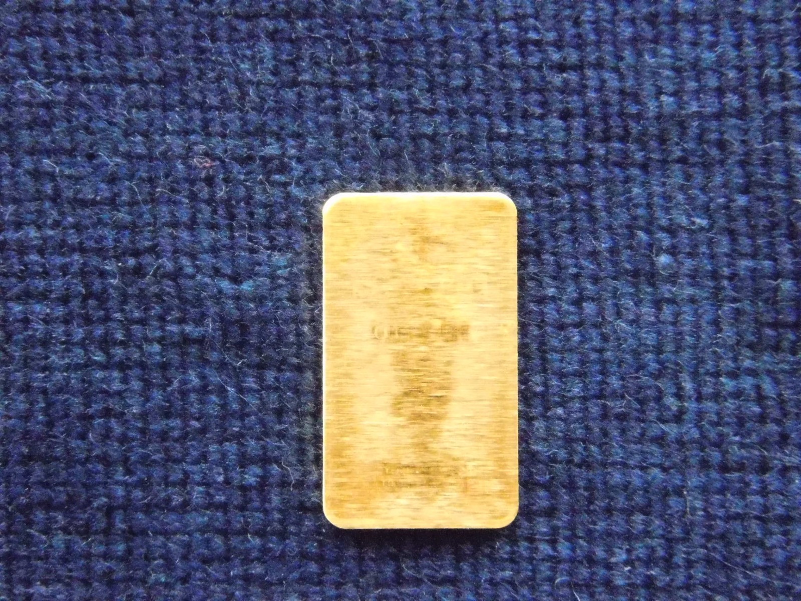 Gold Bar Degussa 1 Gram 999.9 Fine Gold AU From Combibox 1g Gold Bar Minted