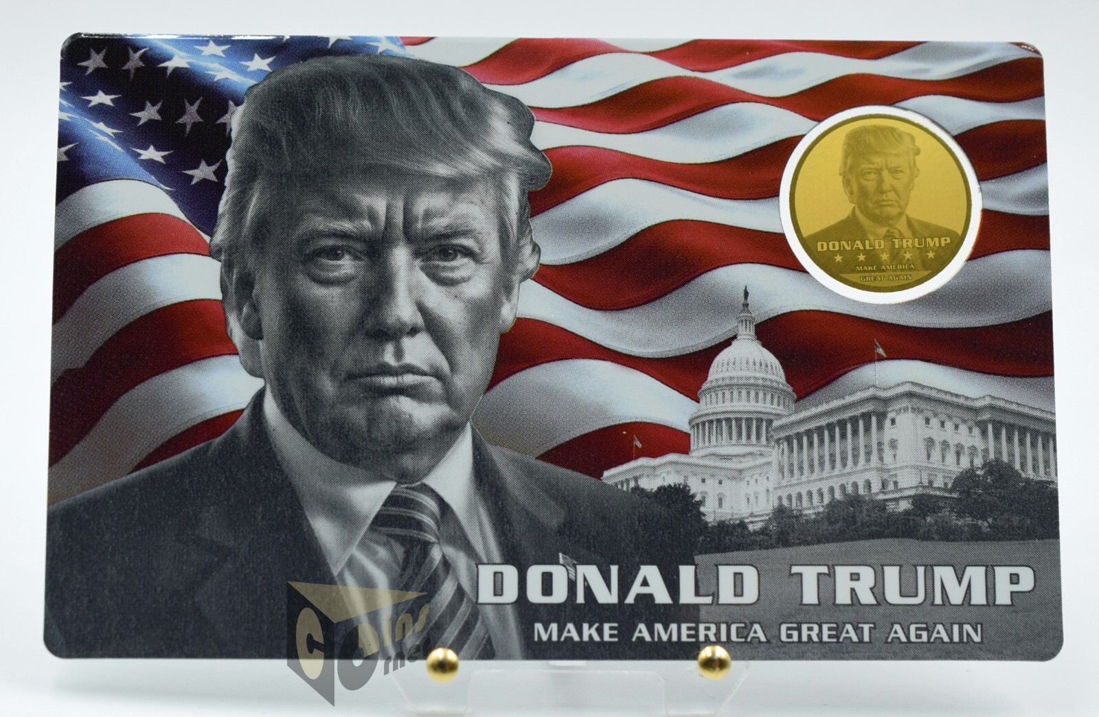 Donald Trump 1/1000 Oz 999 Gold Medal