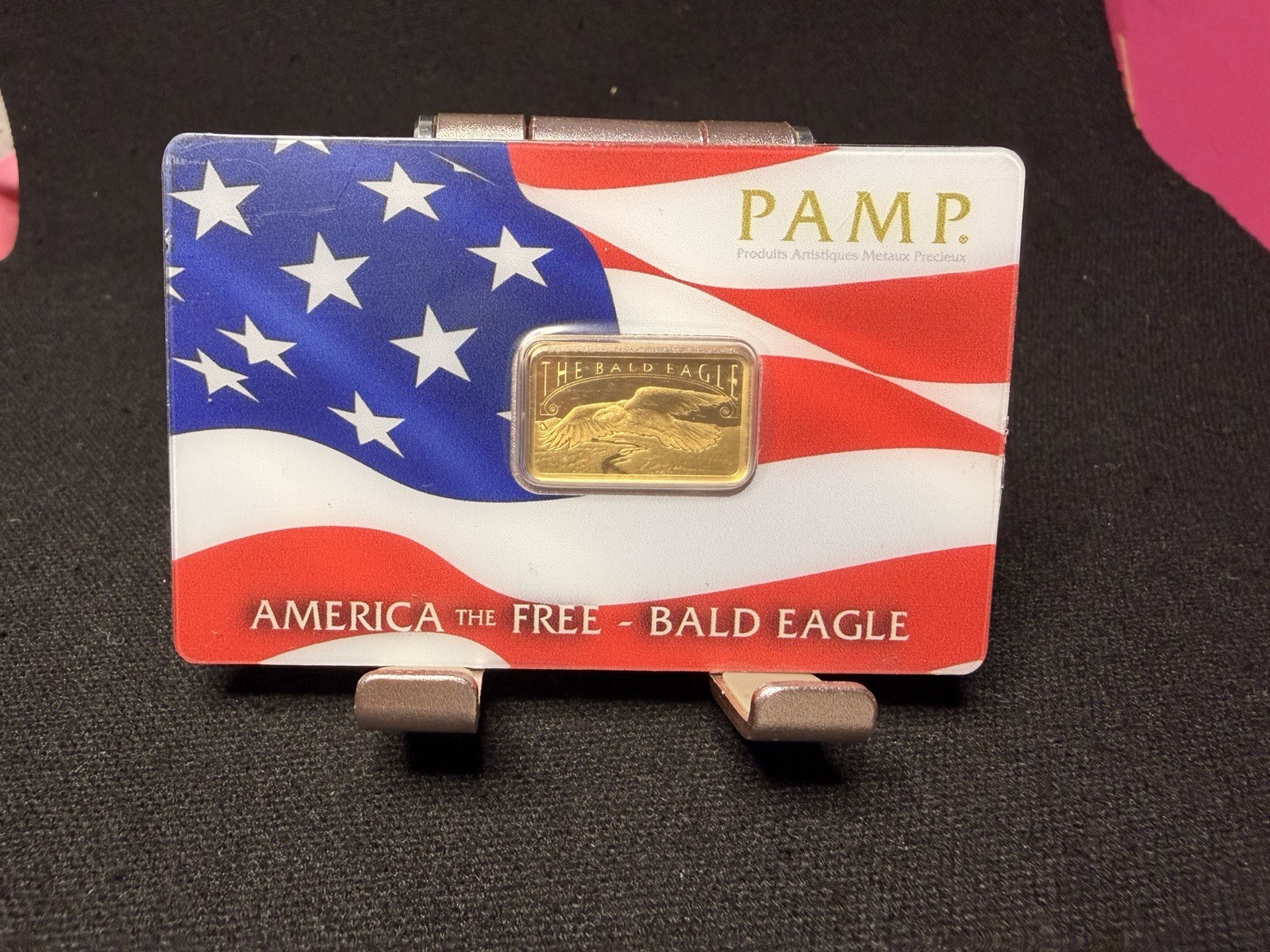 PAMP Gold Bar 5g 999.9 Fine Gold Bullion in Assay Card