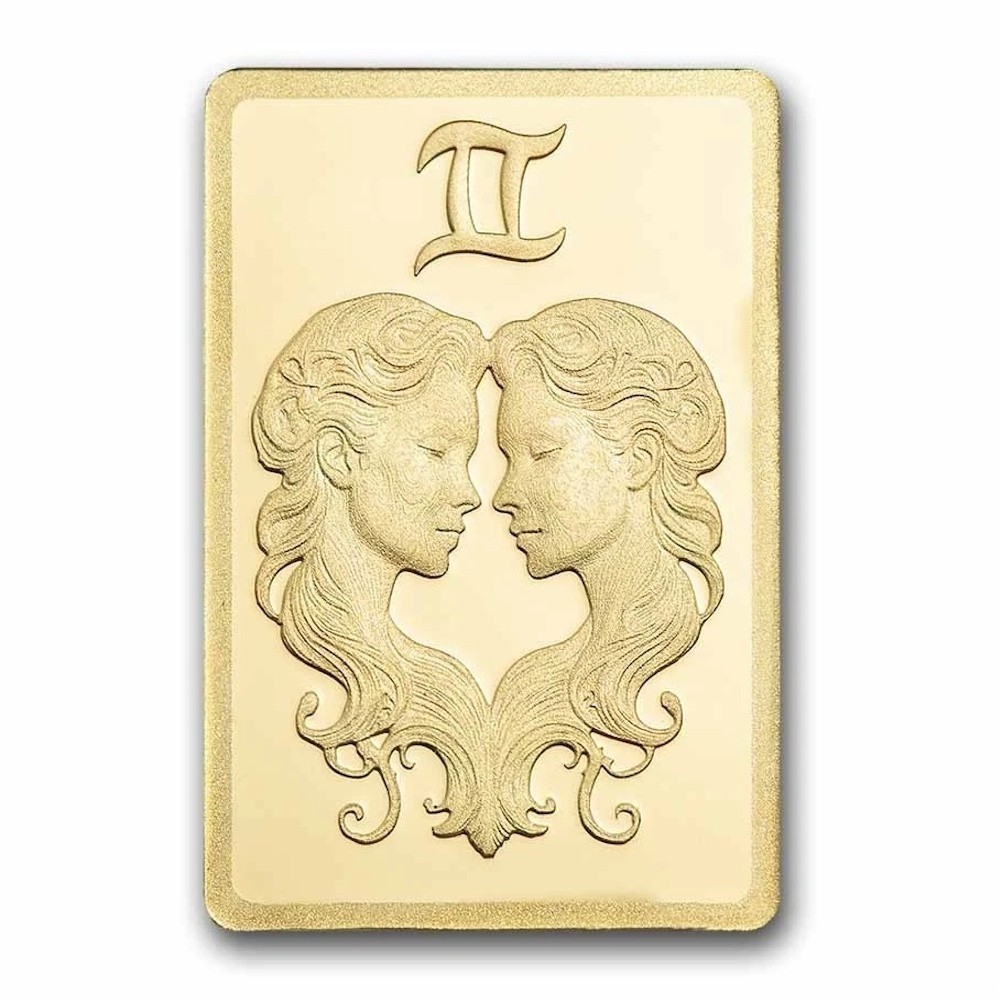 1/2 gram Gold Bar – PAMP Suisse Zodiacs – Gemini