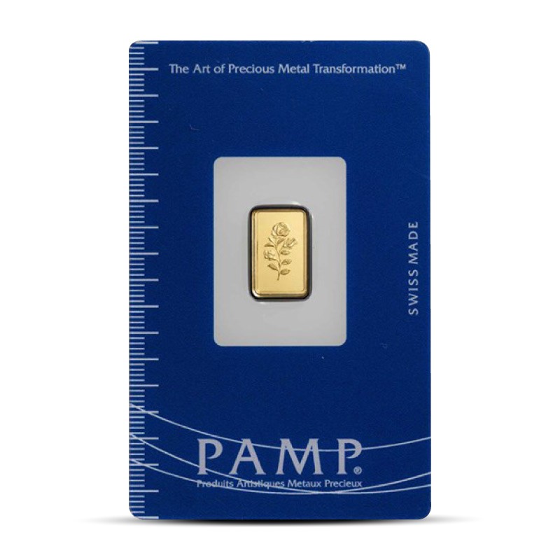 1 Gram PAMP Rosa Gold Bar