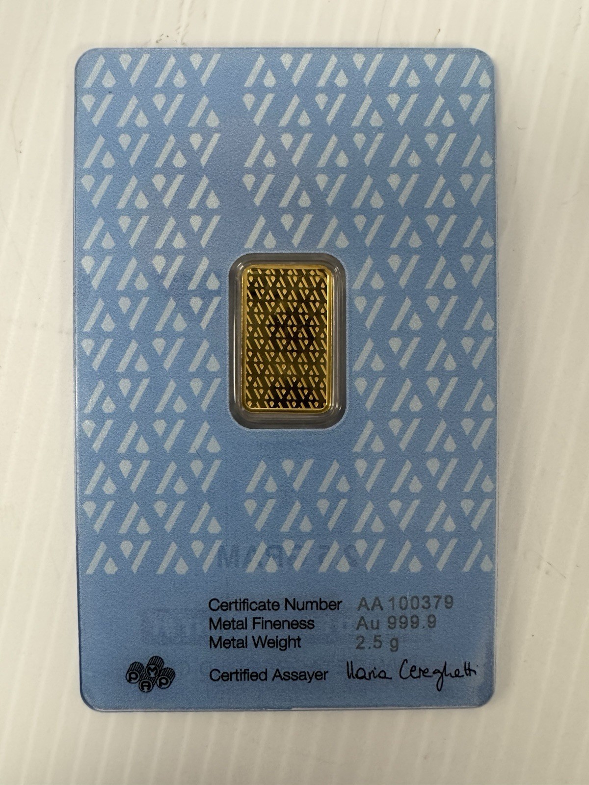 2.5 Gram .9999 Gold Bar Acre Limited Edition Mint #1 Sealed Assay