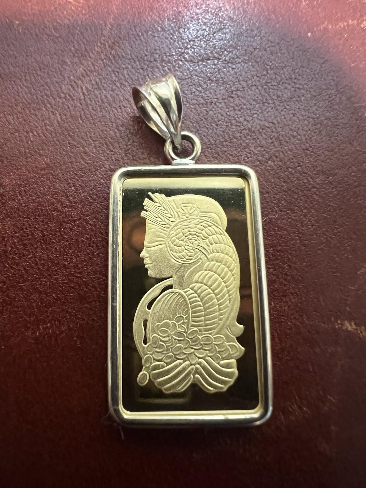 5 G. 999.9 GOLD PAMP LADY FORTUNA VERISCAN™ BAR & FREE WITH PURCHASE 14K BEZEL!