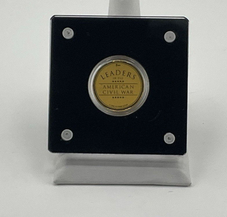 1/1000 OZ .999 GOLD AMERICAN MINT LEADERS OF CIVIL WAR JOSEPH HOOKER