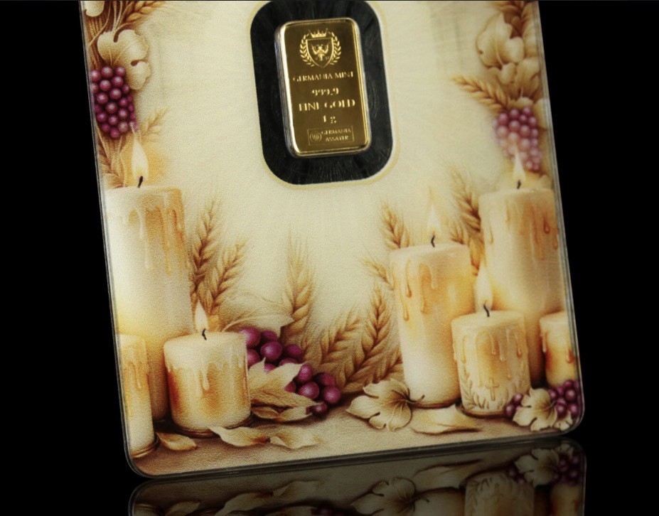 Germania Mint First Holy Communion Minted 1g 24K Gold Bar Packed in Safepack✝️🙏
