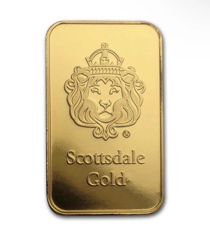 5 gram Gold Bar – Scottsdale Mint (In Certi-Lock® Assay, Black)