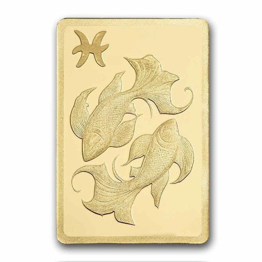 1/2 gram Gold Bar – PAMP Suisse Zodiacs – Pices
