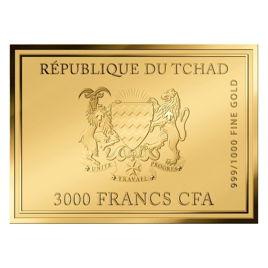 Monet The Poppy Field near Argenteuil 1/1000 Oz Gold Coin 999 card 24k