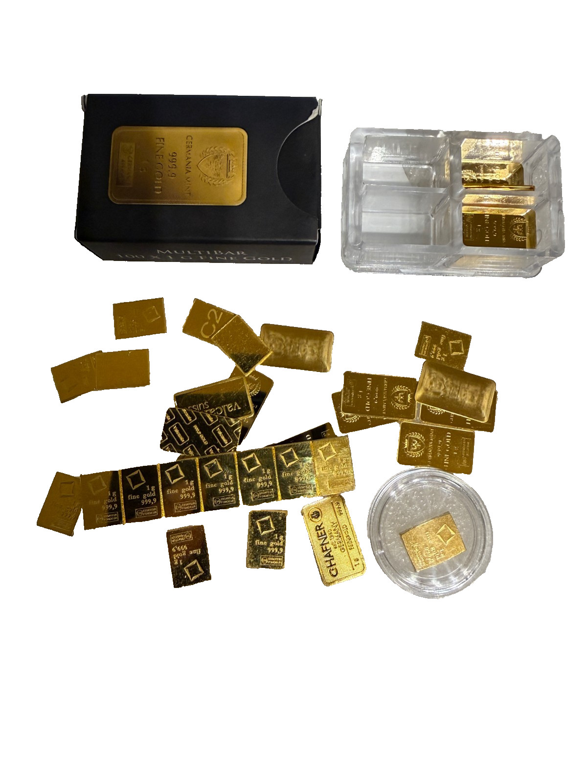 1 gm mixed mints loose combi gold bar # bar x 1 bar only