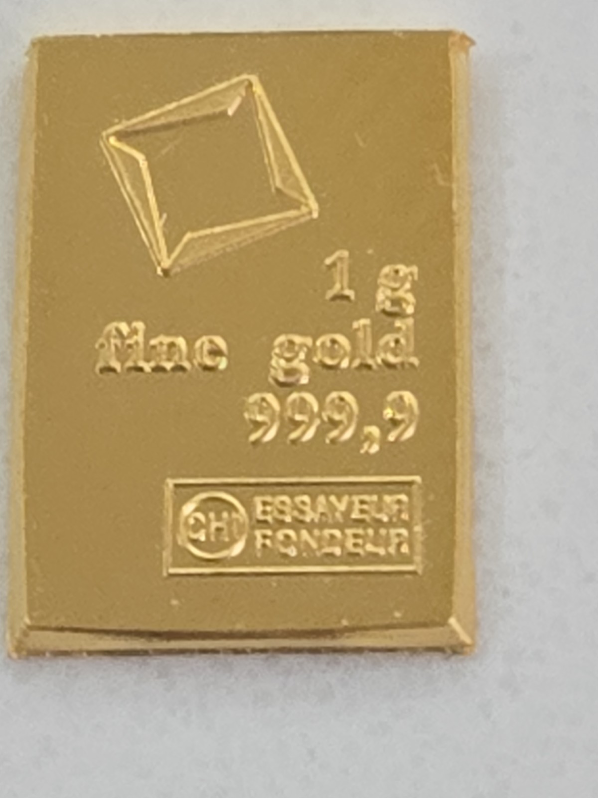 1 Gram Gold Bar Loose -Valcambi Suisse .9999 Fine Gold, Secondary Mkt