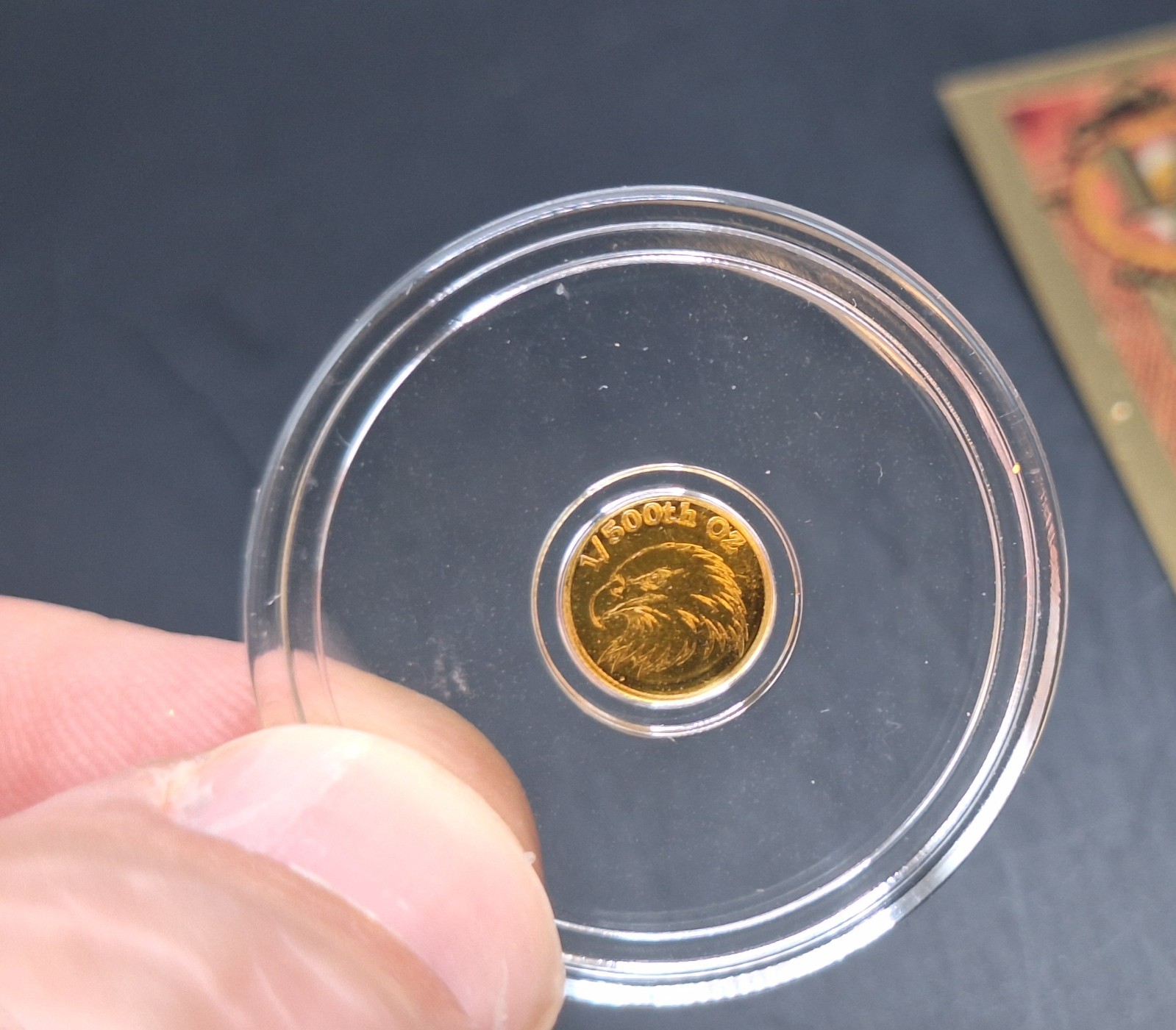 Florida Goldback 1/2 Note & American Eagle 1/500 oz .9999 Fine Gold Round