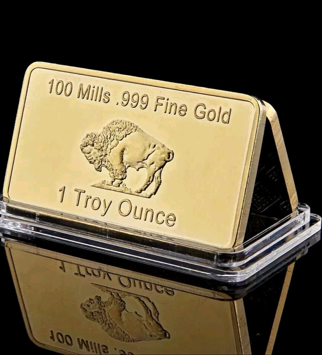 (6) 1 OZ – Gold Buffalo Bulllion Bar .999 Fine 24k GOLD BARS