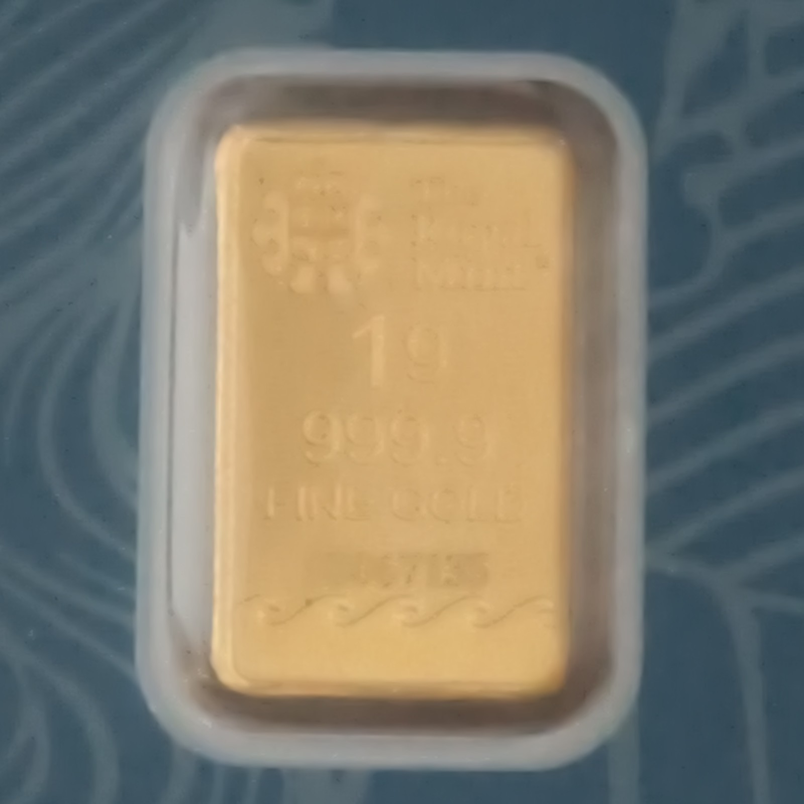 Royal Mint 1g One Gram Fine Gold 9999 Bullion Bar Sealed And Sigma Tested Grey