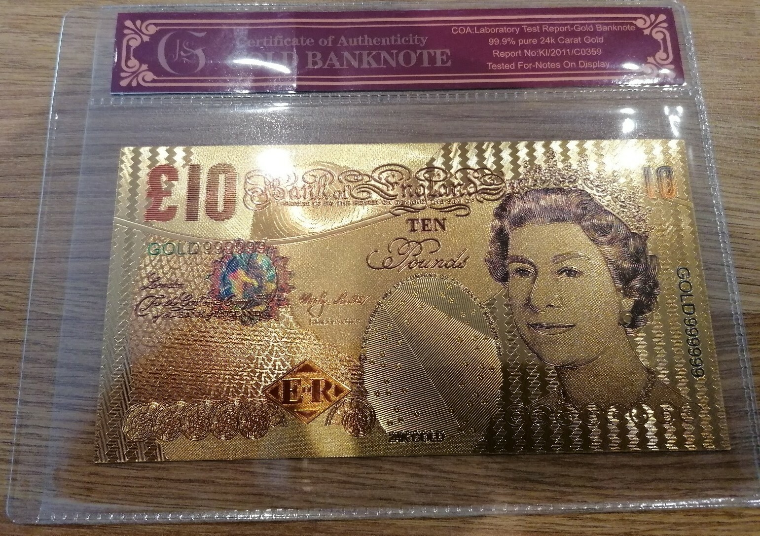 NEW 50, 20,10,5 Full Set 24K Gold Foil Bullion Bar UK stock