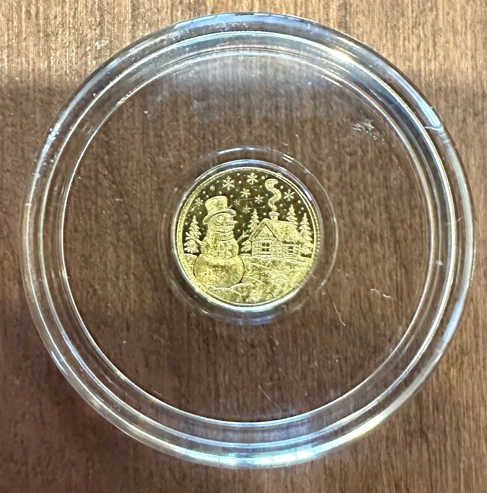 🔥 Lot of 12 – 2025 1/200 oz .9999 Fine Gold Snowman Rounds 🔥
