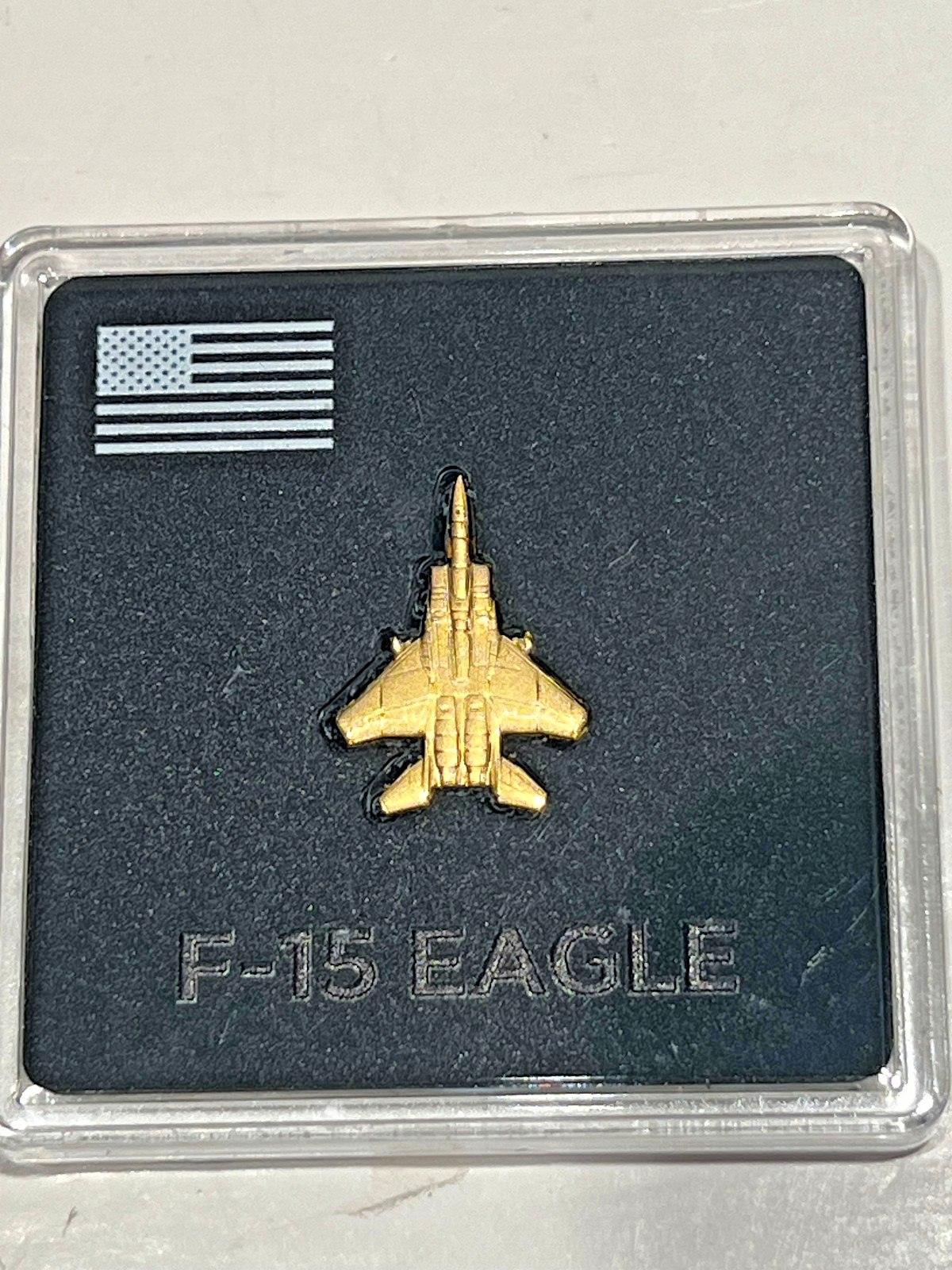 2026 F-15 Eagle Fighter Jet 1/20g Gold Shaped .999 Gold