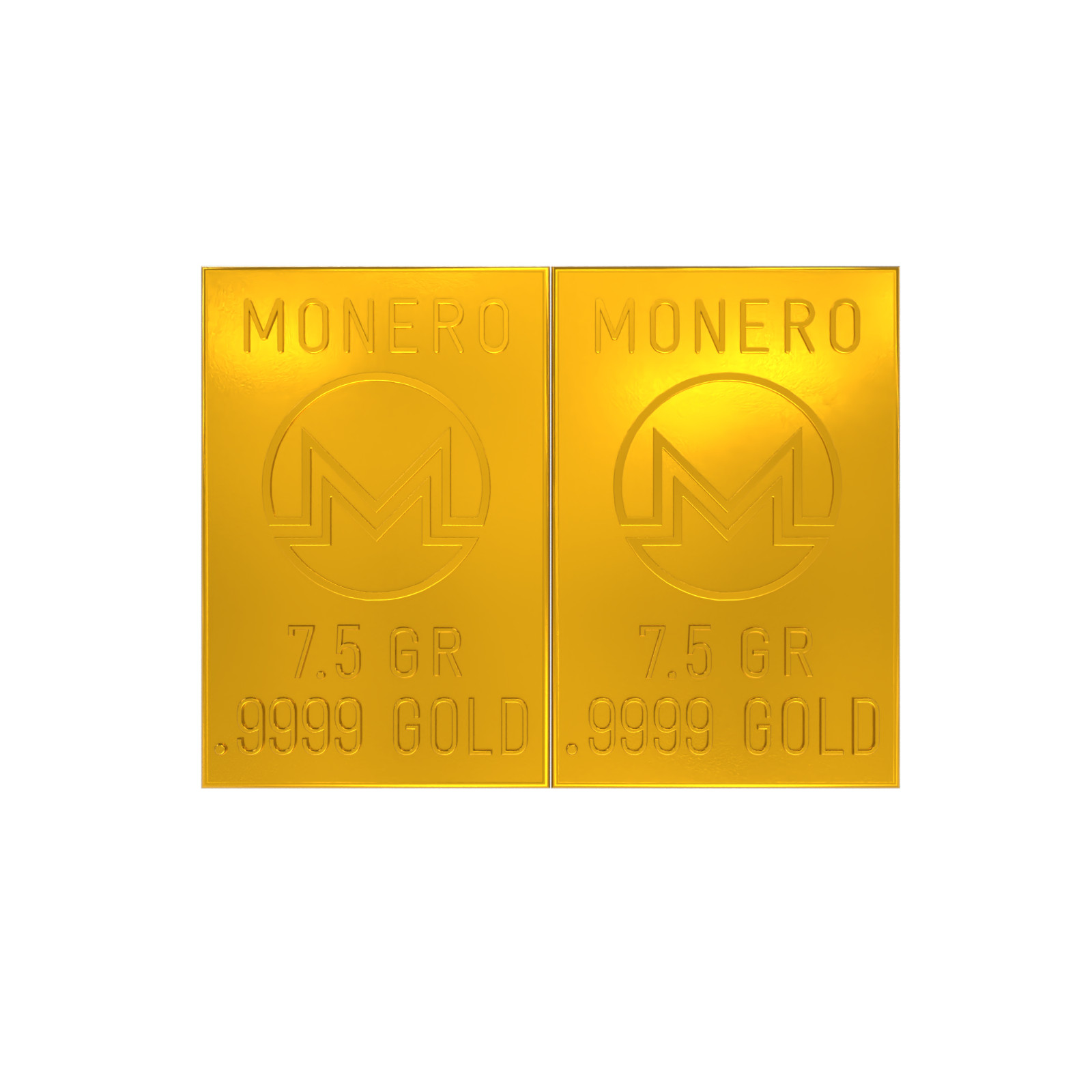 1 Gm Monero Gold Snap Bar GR Bar Gold Bullion Precious Metal .9999 Gold