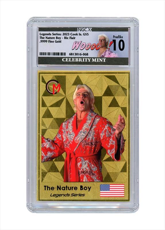 CM Ric Flair 2023 0.5g Solid Gold Legal Tender Trading Coin NGCX