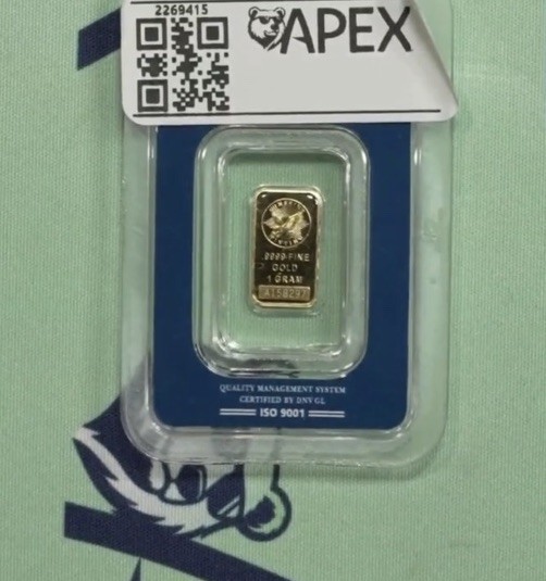 1 Gram Sunshine Mint .9999 Fine Gold Bar In Assay – Sealed From Apmex
