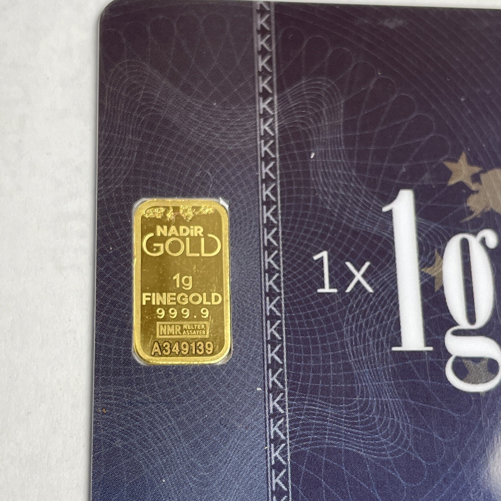 999.9 Fine Gold Bar 1 gram Cash Gold