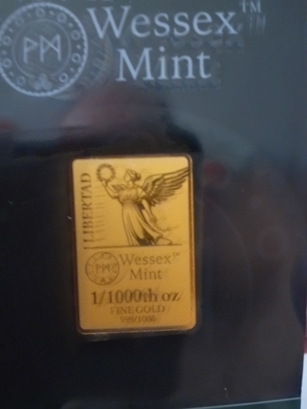 6 WESSEX MINT 24 CT GOLD SMALL BULLION BARRS
