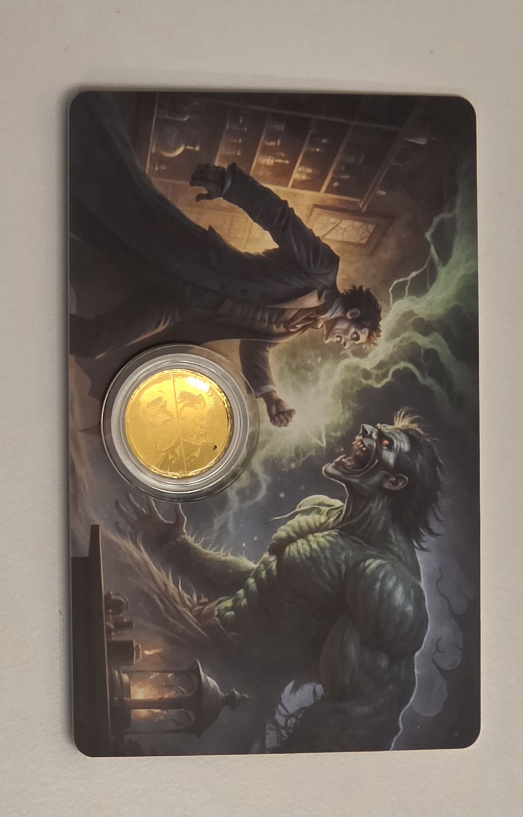 Jekyll & Hyde Gold 1/1000 Oz 999 Fine Round in Card Bullion Limited