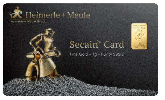 Gold Bar Heimerle & Meule Minted | New Product LBMA 1 Gram