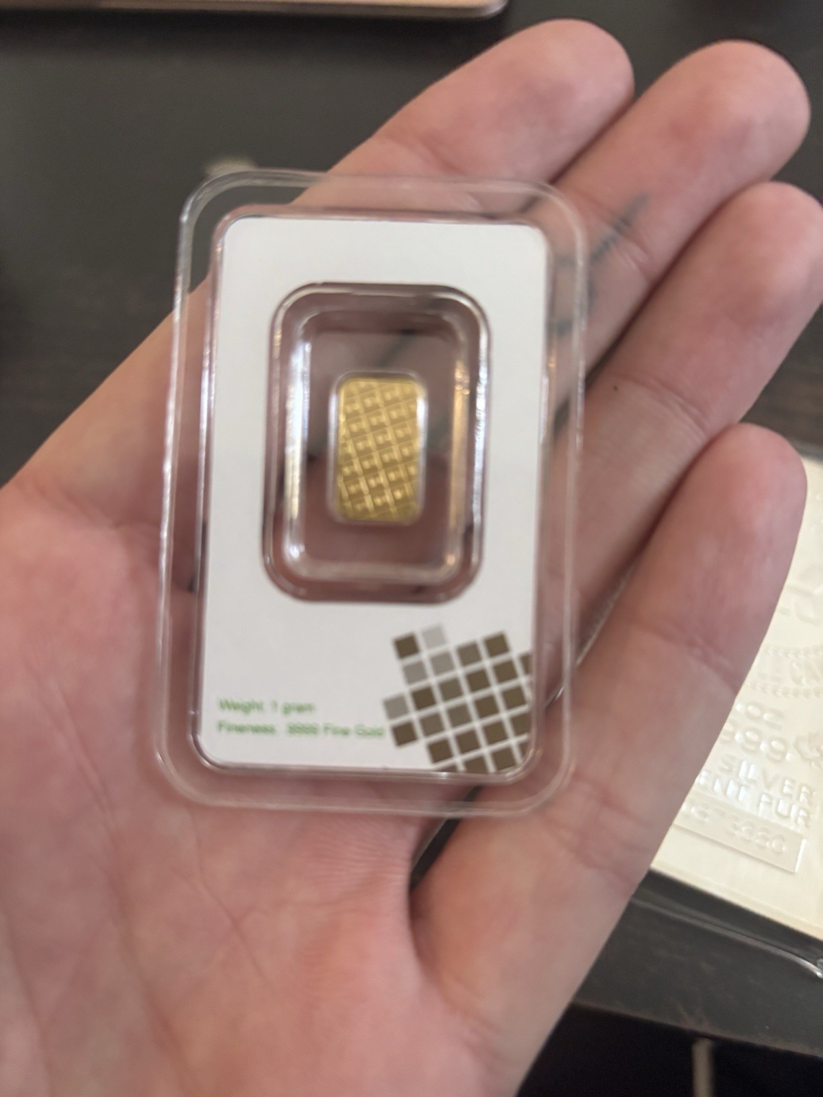 Classic 1 gram TD Bank .9999 Fine Gold Minted Bar in Sealed Card