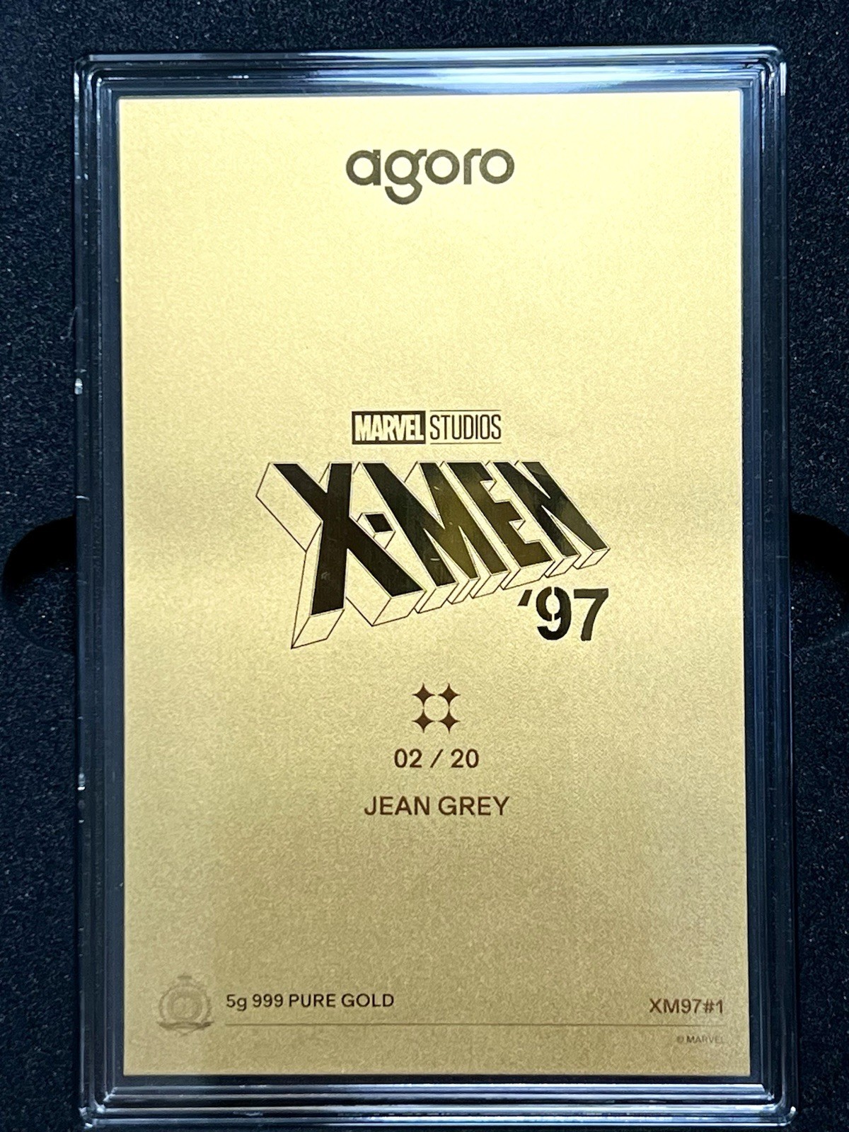 2026 Agoro Marvel X-Men 97 Heroes🦸JEAN GREY GOLD LOW #2 OF ONLY 20! 5 Gram Foil